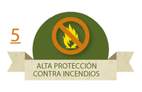 Alta protección contra incendios